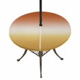 thumbnail image 1 of Round Outdoor Tablecloth with Umbrella Hole and Zipper, Orange Yellow Ombre Tablecloth with Elastic Waterproof, Contemporary Abstract Gradient Patio Table Covers for 55" - 60" Picnic Pool Tables, 1 of 9