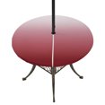 thumbnail image 1 of Round Outdoor Tablecloth with Umbrella Hole and Zipper, Red Beige Ombre Fitted Table Cover with Elastic Edge for 31-35 Inch, Abstract Modern Art Gradient Waterproof Patio Tablecoths for Picnic, 1 of 9