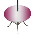 thumbnail image 1 of Round Outdoor Tablecloth with Umbrella Hole and Zipper, Rose Red Ombre Fitted Table Cover with Elastic Edge for 31-35 Inch, Pink White Gradient Modern Abstract Art Waterproof Patio Tablecoths, 1 of 9