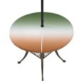 thumbnail image 1 of Round Outdoor Tablecloth with Umbrella Hole and Zipper, Sage Green Orange Ombre Tablecloth with Elastic Waterproof, Abstract Modern Gradient Patio Table Covers for 36" - 44" Picnic Pool Tables, 1 of 9