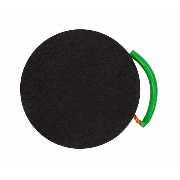 Round Outrigger Pad 12" Diameter, 1.5" Thick, 45,000 lbs WLL, RV Pads, Lightweight, Stackable, Waterproof, Unbreakable, Ergonomic Handle