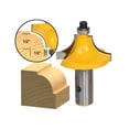 thumbnail image 1 of Round Over Beading Edging Router Bit - 1/2" Radius - 1/2" Shank - Yonico 13176, 1 of 1