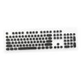 thumbnail image 1 of Round PBT Keycap Set with Translucent Layer Gaming Keyboard Retro Punk Typewriter- black, 1 of 7