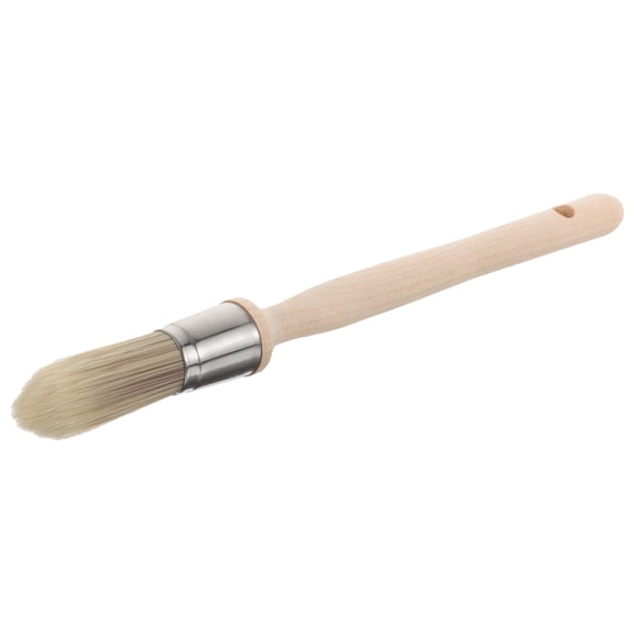 Round Paint Brush Round Brush Small Paint Brush Paint Brushed Circle Brush Trim Painting Tool Dust Corners for Stairs