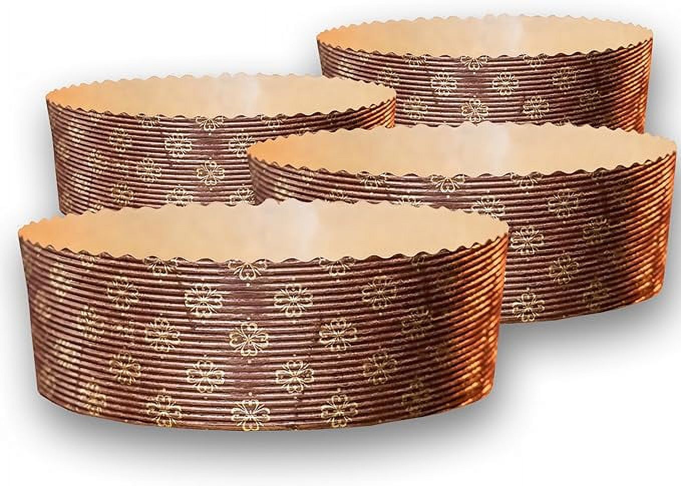 Round Paper Baking Cake Pan, Disposable Baking Mold 25ct, All Natural