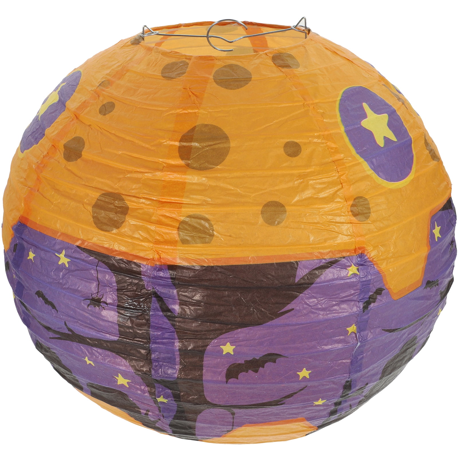 Round Paper Lantern Halloween Party Indoor Hanging Halloween Party