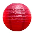 thumbnail image 1 of Round Paper Lanterns - Set of 5 (Red), 1 of 5