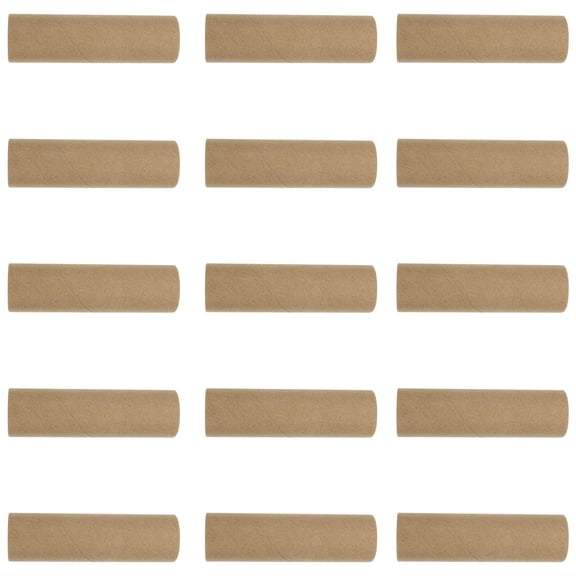 15 Pcs Round Paper Cardboard Shipping Tubes for Packing, Craft, Tissue Roll, Towel Storage, Thick Tubes Bulk