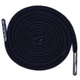 thumbnail image 1 of Round Paracord Shoe Laces (1 Pair) - Handmade In the USA - Black - 86 Inch, 1 of 5
