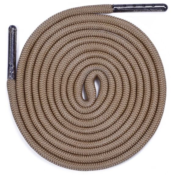 Round Paracord Shoe Laces (1 Pair) - Handmade In the USA - Gold - 86 Inch