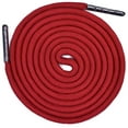 thumbnail image 1 of Round Paracord Shoe Laces (1 Pair) - Handmade In the USA - Red - 36 Inch, 1 of 5