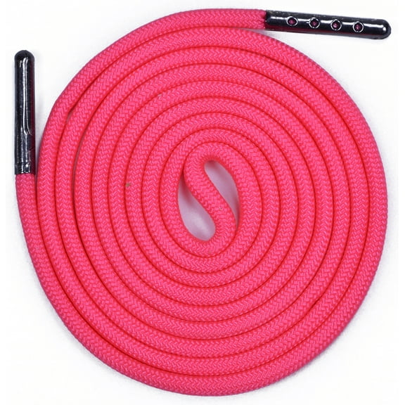 Round Paracord Shoe Laces (1 Pair) - Handmade In the USA - Salmon - 26 Inch
