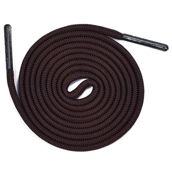 Round Paracord Shoe Laces (1 Pair) - Handmade In the USA - Walnut - 96 Inch