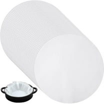 Round Parchment Paper 9.5 Inches Dutch Oven Liners Disposable White Baking Paper for Cake Pan, Air Fryer, Steamer, BBQ Party, Cakes, Pizza, Meats and Vegetables (300 Pieces)