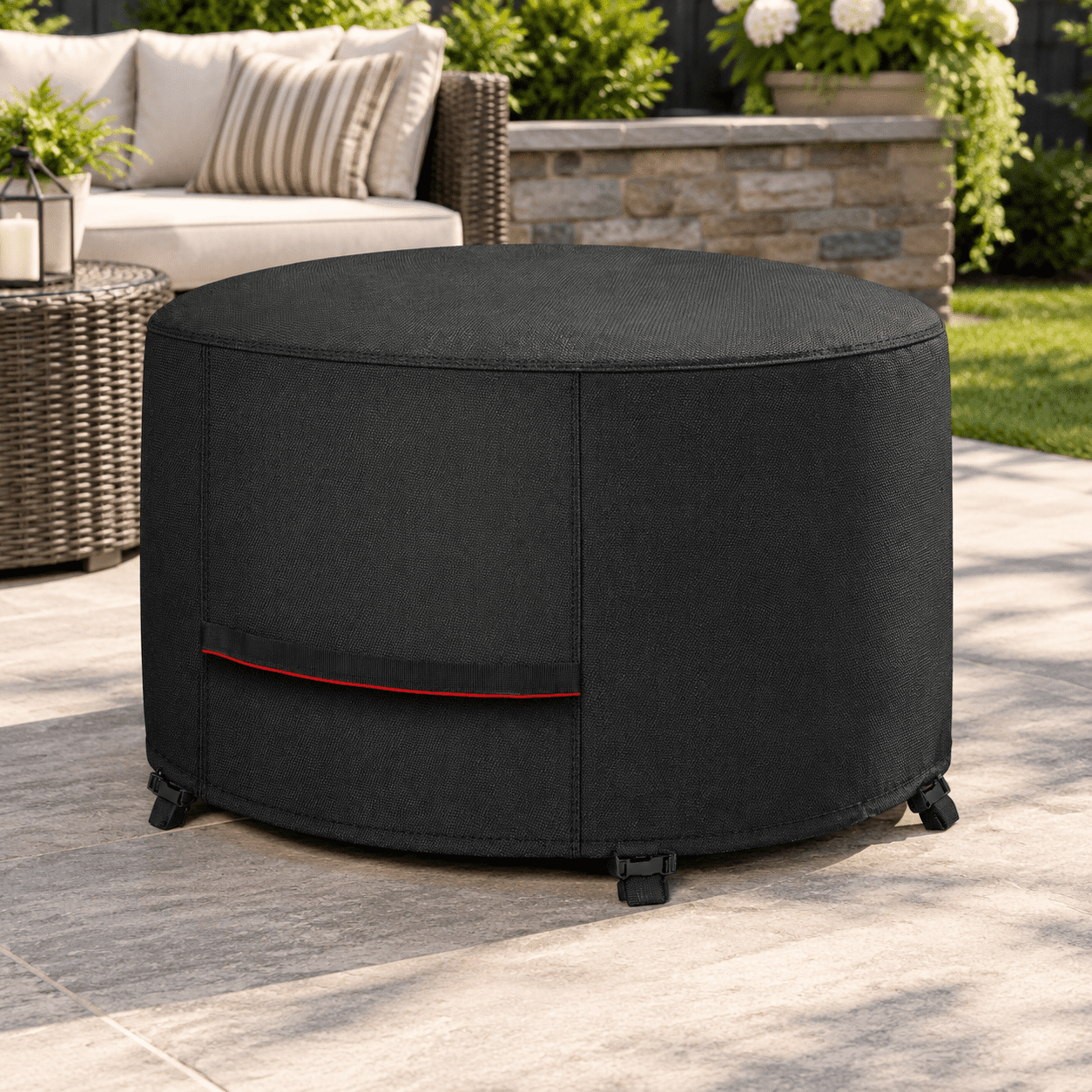 Round Patio Fire Pit Cover 44 Inch - Walmart.com