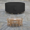 thumbnail image 1 of Round Patio Furniture Cover Waterproof Outdoor Dining Table and Chair Cover Anti-UV Outside Sectional Sofa Set Covers, 1 of 4