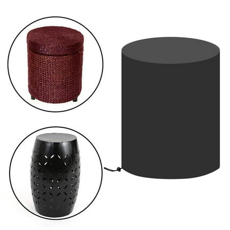 Round Patio Furniture Covers, Water Outdoor Table Cover, Small Round Tea/Coffee Table Fading Cover, Resistant, 20"""""""" DIAx23 H