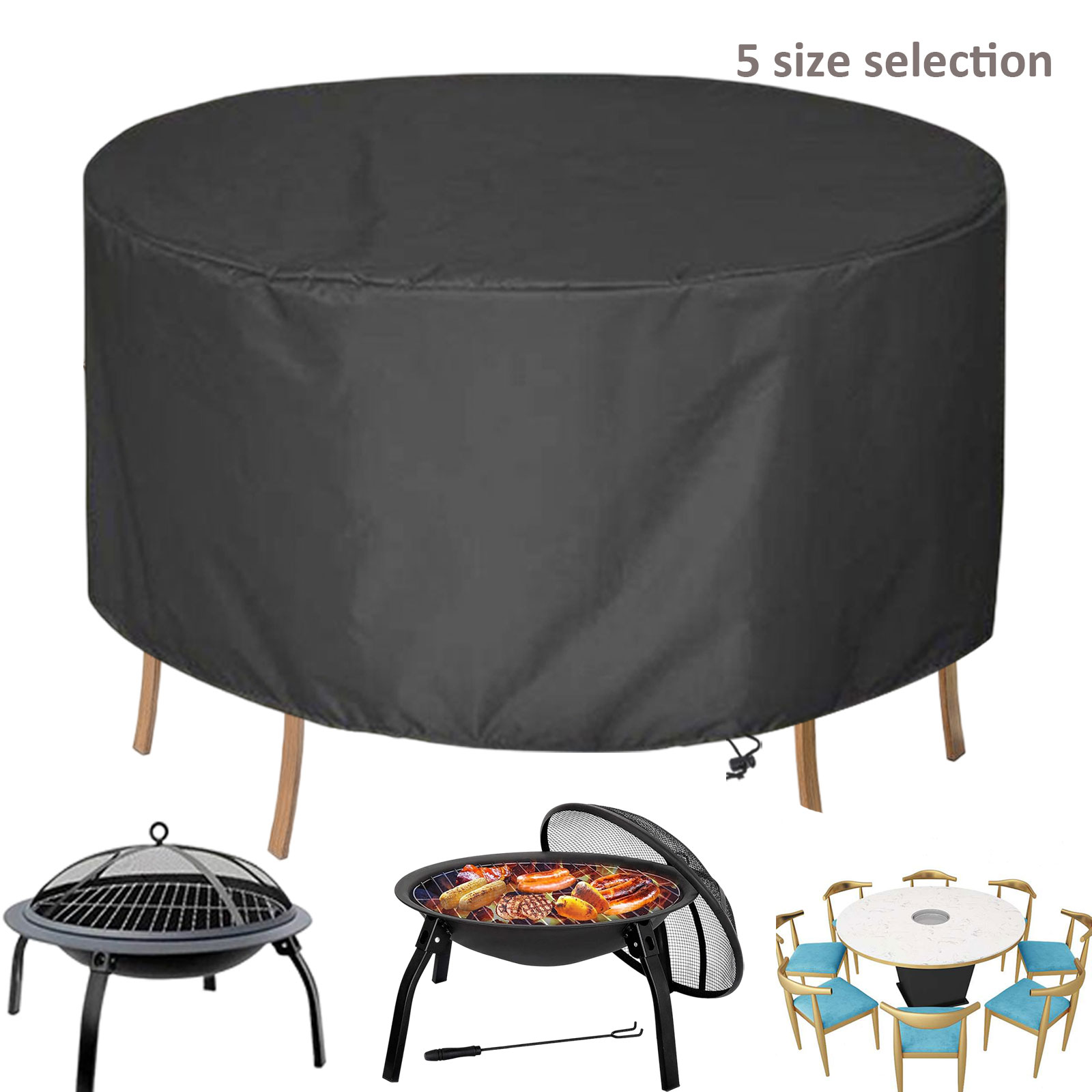 Mr. Bar-B-Q Backyard Basics Large Rectangle Patio Set Cover - Walmart.com