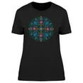 thumbnail image 1 of Round Pattern Indian Textures T-Shirt Women -Image by Shutterstock, Female Medium, 1 of 4
