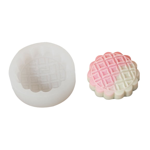 Round Pattern Silicone Mold for Silicone Soap Mold Making Cake Mold Cheese Mold Chocolate Mold Soap Tool