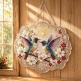 thumbnail image 1 of Round Pearl Art DIY Kit - Decorative Hanging Door Plate 3D Rhinestone Bead Painting Craft Sets Round Wall Hanging Ornament Home Decor Art Gifts Adults Beginners Wall Sign, 1 of 8