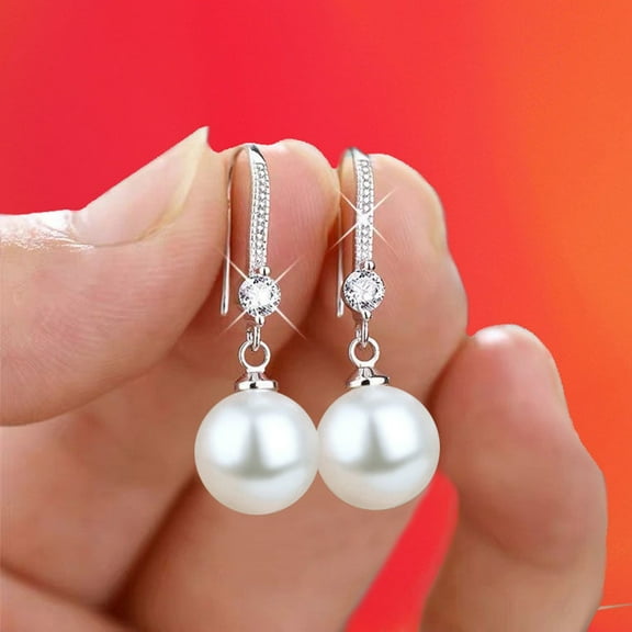 Round Pearl Earrings Jewelry for Women Timeless Classic Design