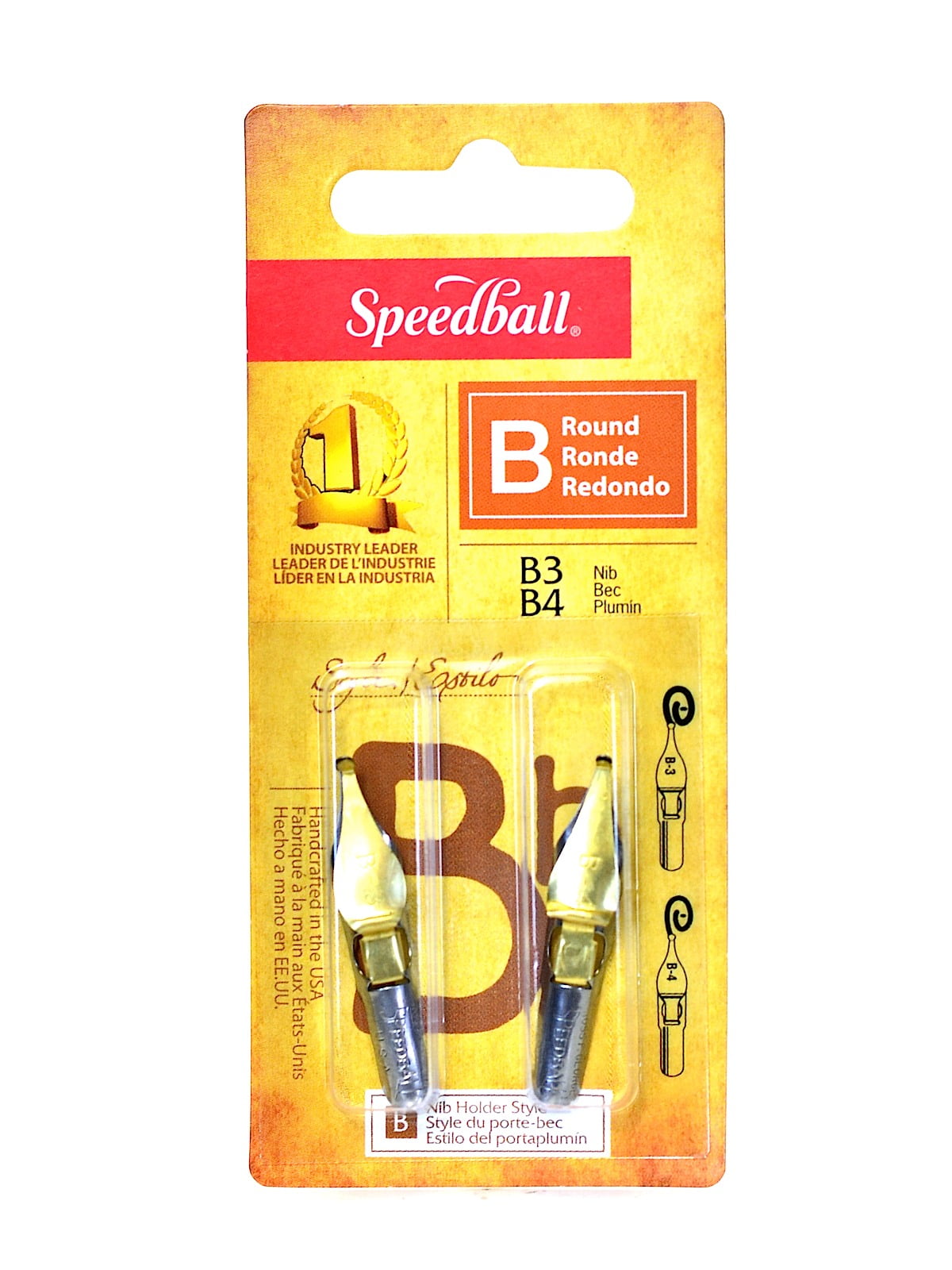 Round Pen Nibs B-3, B-4, pack of 2 (pack of 6)