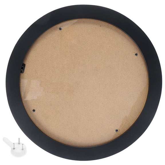 Round Photo Frame Embroidery DIY Scroll Wooden Hoop Display Shelves Simple Circle Picture Frames Craft Office
