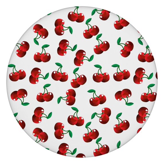 Round Picnic Table Cloth 100% Waterproof & Oil Proof, Elastic Fitted Table Cover for 36"-44" Round Tables, for Dining, Camping, Outdoor