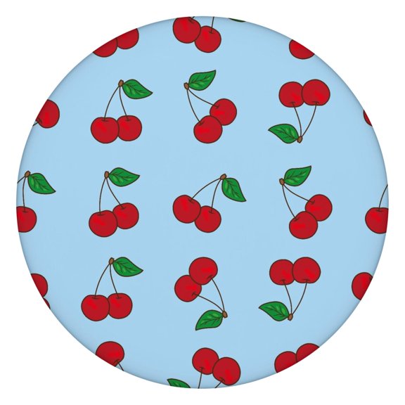 Round Picnic Table Cloth 100% Waterproof & Oil Proof, Elastic Fitted Table Cover for 36"-44" Round Tables, for Dining, Camping, Outdoor