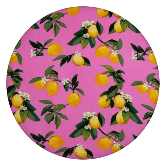 Round Picnic Table Cloth 100% Waterproof & Oil Proof, Elastic Fitted Table Cover for 36"-44" Round Tables, for Dining, Camping, Outdoor