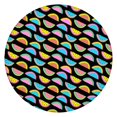 thumbnail image 1 of Round Picnic Table Cloth 100% Waterproof & Oil Proof, Elastic Fitted Table Cover for 36"-44" Round Tables, for Dining, Camping, Outdoor, 1 of 5