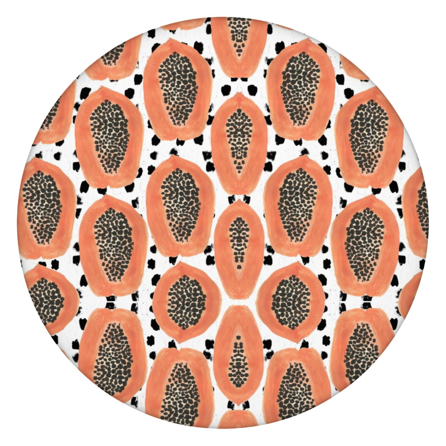 Round Fitted Tablecloth With Easter Eggs Print - Waterproof, Elastic Edge, Fits 24.2" To 28.1" Diameter 5 thumbnail image