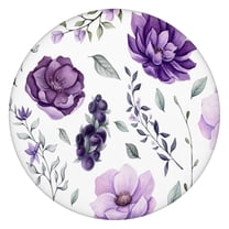 Round Picnic Table Cloth 100% Waterproof & Oil Proof, Elastic Fitted Table Cover for 45"-52" Round Tables, for Dining, Camping, Outdoor