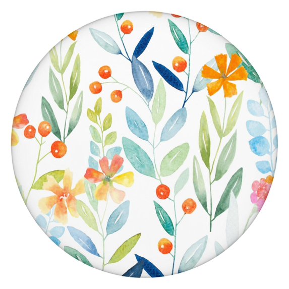 Round Picnic Table Cloth 100% Waterproof & Oil Proof, Elastic Fitted Table Cover for 45"-52" Round Tables, for Dining, Camping, Outdoor