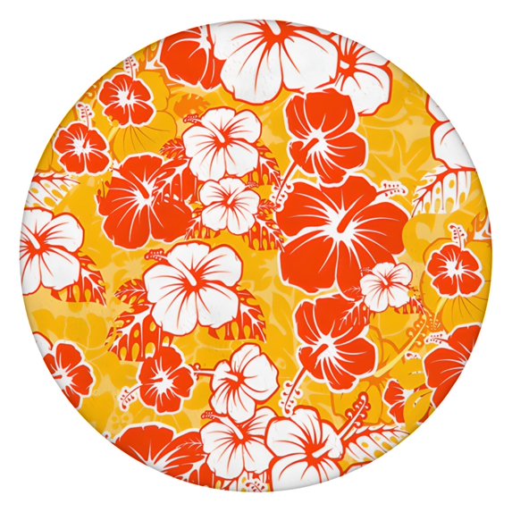 Round Picnic Table Cloth 100% Waterproof & Oil Proof, Elastic Fitted Table Cover for 45"-52" Round Tables, for Dining, Camping, Outdoor