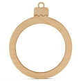 thumbnail image 1 of Round Picture Frame Ornament 6 inch, Pack of 25 Small Flat Cutouts, Paintable Christmas Ornaments to Decorate, by Woodpeckers, 1 of 5