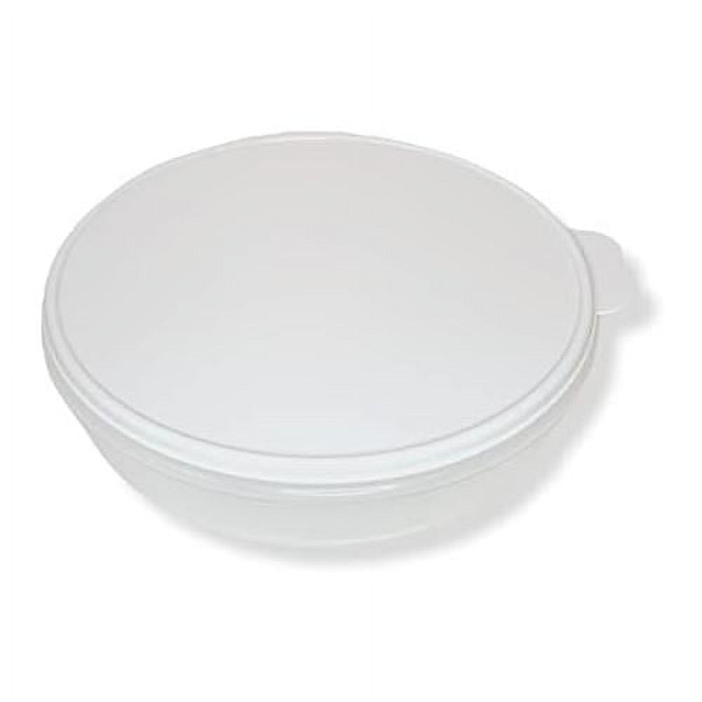 Round Pie Keeper Container Cloud White Seal