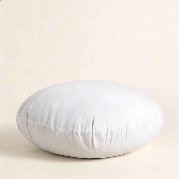 Round Pillow Insert, Memory Foam Circular Cushion Decorative Throw Pillow Stuffer Lumbar Sham Forms for Couch Bed Sofa