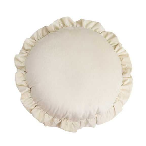 Round Pillow Throw Cushion Fashion Simple Back Support Comfortable Soft Breathable Home Decor Living Room Bedroom Accent