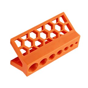 Round Pipe Drill Guide Molded Multi Size Hole Locator Block for Centered Vertical Drilling in Household Setup Tasks