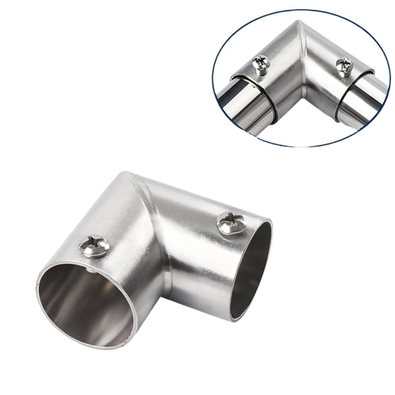 Round Pipe Fixed Joint Storage Rack Connector 3 Way Elbow Pipe Fitting for Fence Rail and Industrial Shelf Construction