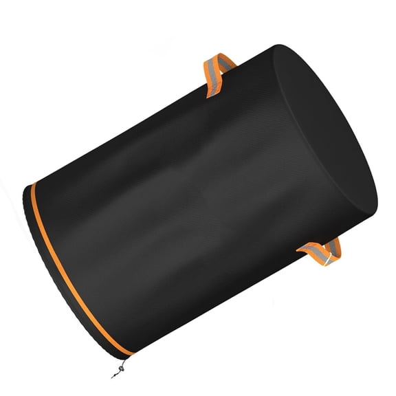 Round Pit Cover With Handle Adjustable Heavy Duty Round Outdoor Cylinder Fireplaces Cover Protector For Yard