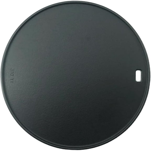 Round Pizza Steel 12" - Reversible Cast Creates Gorgeous Crusts, Enamelled Cast Iron Pizza Baking Stone For Oven, Round Griddle, Speed & Even Heating Baking Steel Griddle