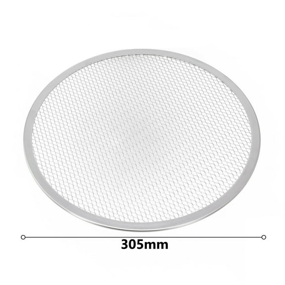 Round Pizza Stone Non-Stick Aluminum Mesh Pizza Screen Pasta Baking Tray Net Pizza DIY Pizza Screen Baking Tray