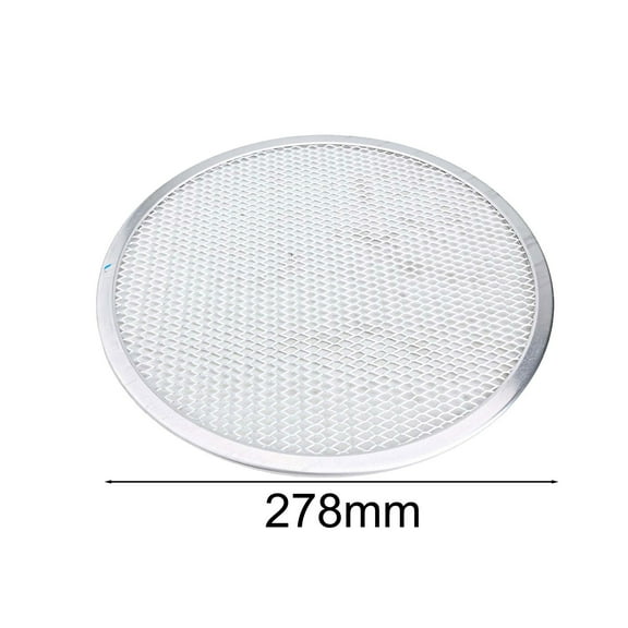 Round Pizza Stone Non-Stick Aluminum Mesh Pizza Screen Pasta Baking Tray Net Pizza DIY Pizza Screen Baking Tray