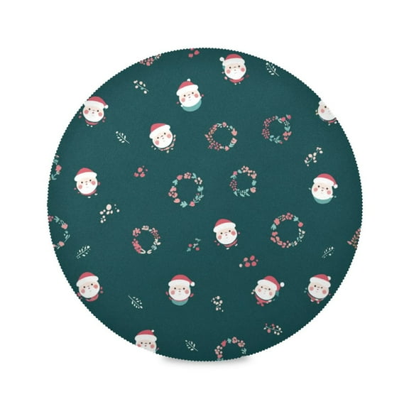 Round Placemat Heat Resistant & Wrinkle-Free Dining Table Decor Placemat For Home & Weddings Graphic Art Design