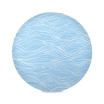 Round Placemat Heat Resistant & Wrinkle-Free Dining Table Decor Placemat For Home & Weddings Seamless Pattern