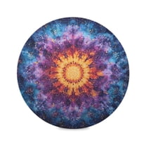 Round Placemat Heat Resistant & Wrinkle-Free Dining Table Decor Placemat For Home & Weddings Tie-dye