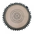 thumbnail image 1 of Round Placemats, 15" Circle Burlap Place Mats with Tassels, Mandala Boho Wall Decor Rustic Farmhouse Jute Table Mats, 1 of 7